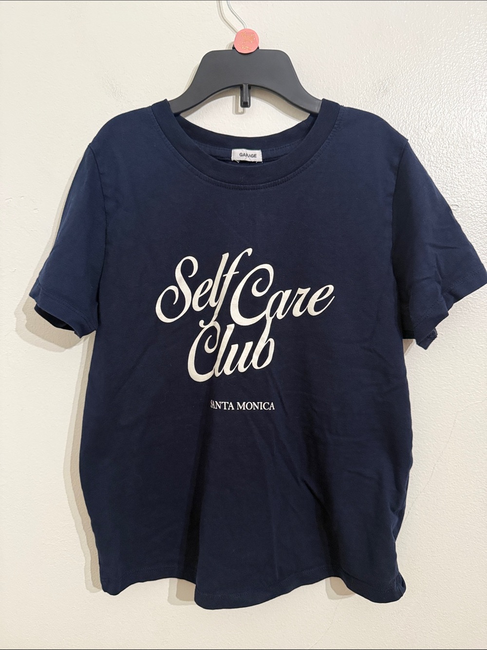 Garage Graphic Shirt Womens Extra Small Navy